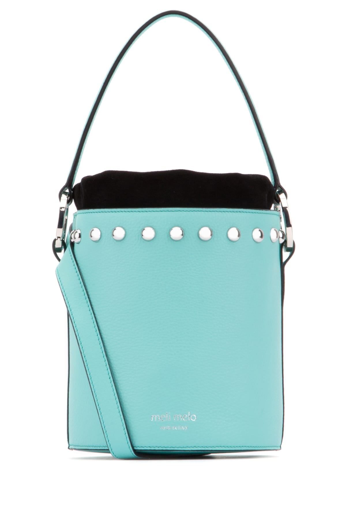 Meli Melo Top Handle Bag — Turquoise Leather