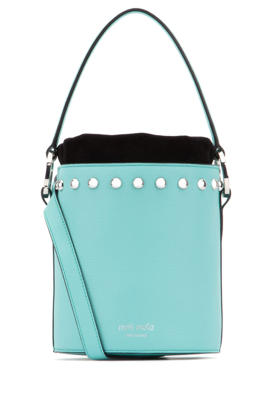 Meli Melo Top Handle Bag — Turquoise Leather