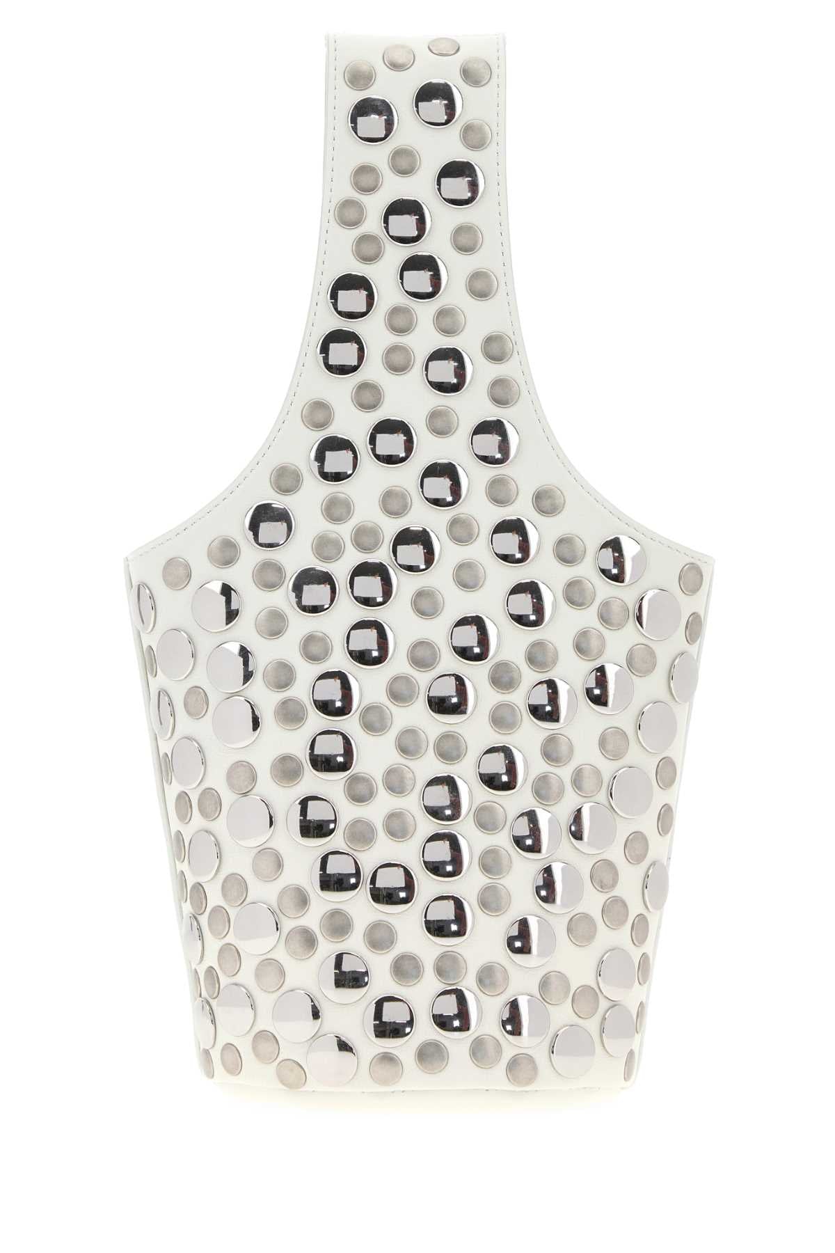 Khaite Livia Top Handle Bag — White