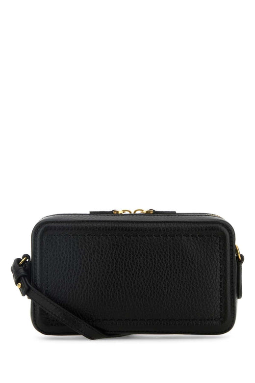 Valentino Garavani Camera Crossbody Bag — Black Calf Leather - Bos Taurus