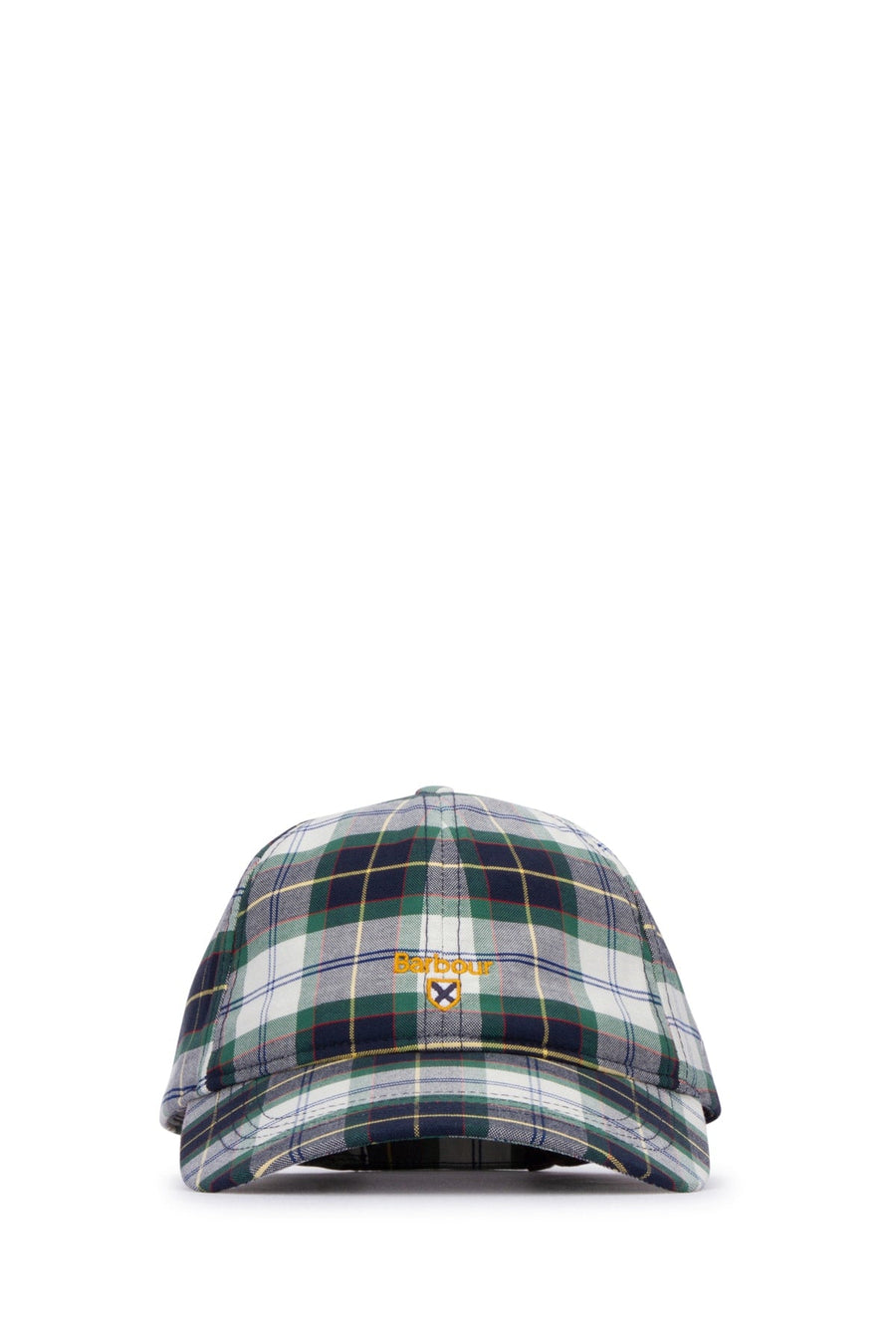 Barbour Kids Hat Tartan Cotton Baseball Cap — Navy Caps