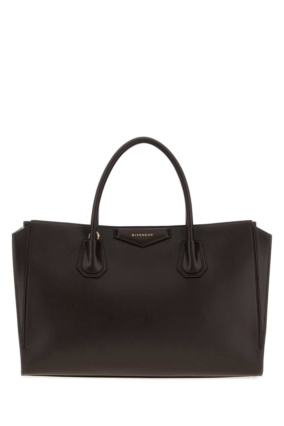 Givenchy Minimalist Leather Tote Bag — Brown
