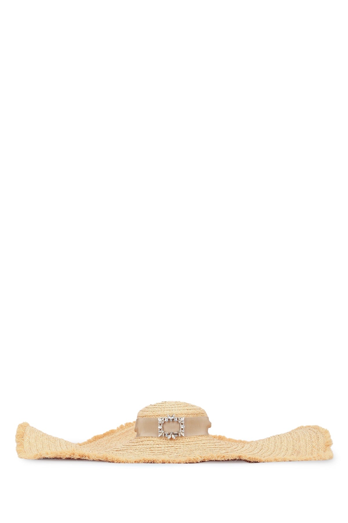Roger Vivier Rv Sun Hat — Beige Rafia