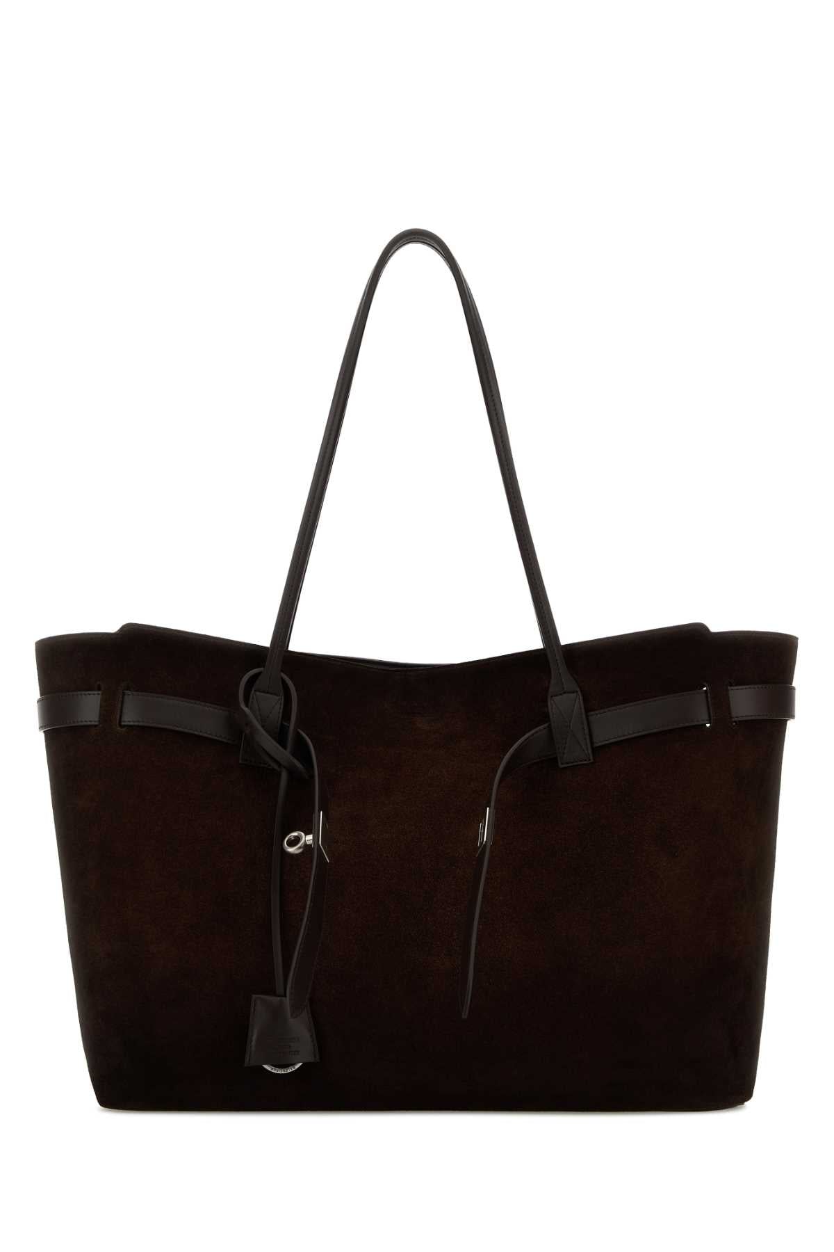 Balenciaga Bel Air Tote Bag — Brown T Domesticated Calf Le
