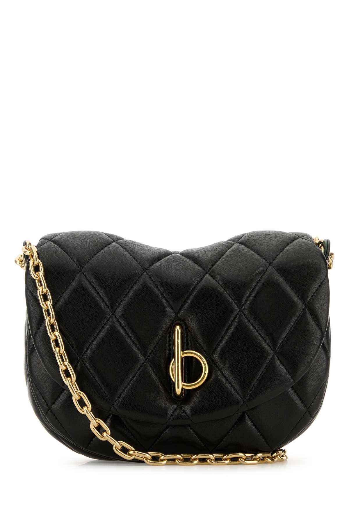 Burberry Rocking Horse Shoulder Bag — Black