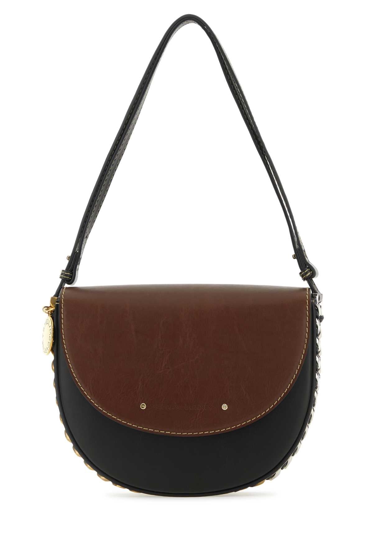 Stella Mccartney Frayme Shoulder Bag — Black