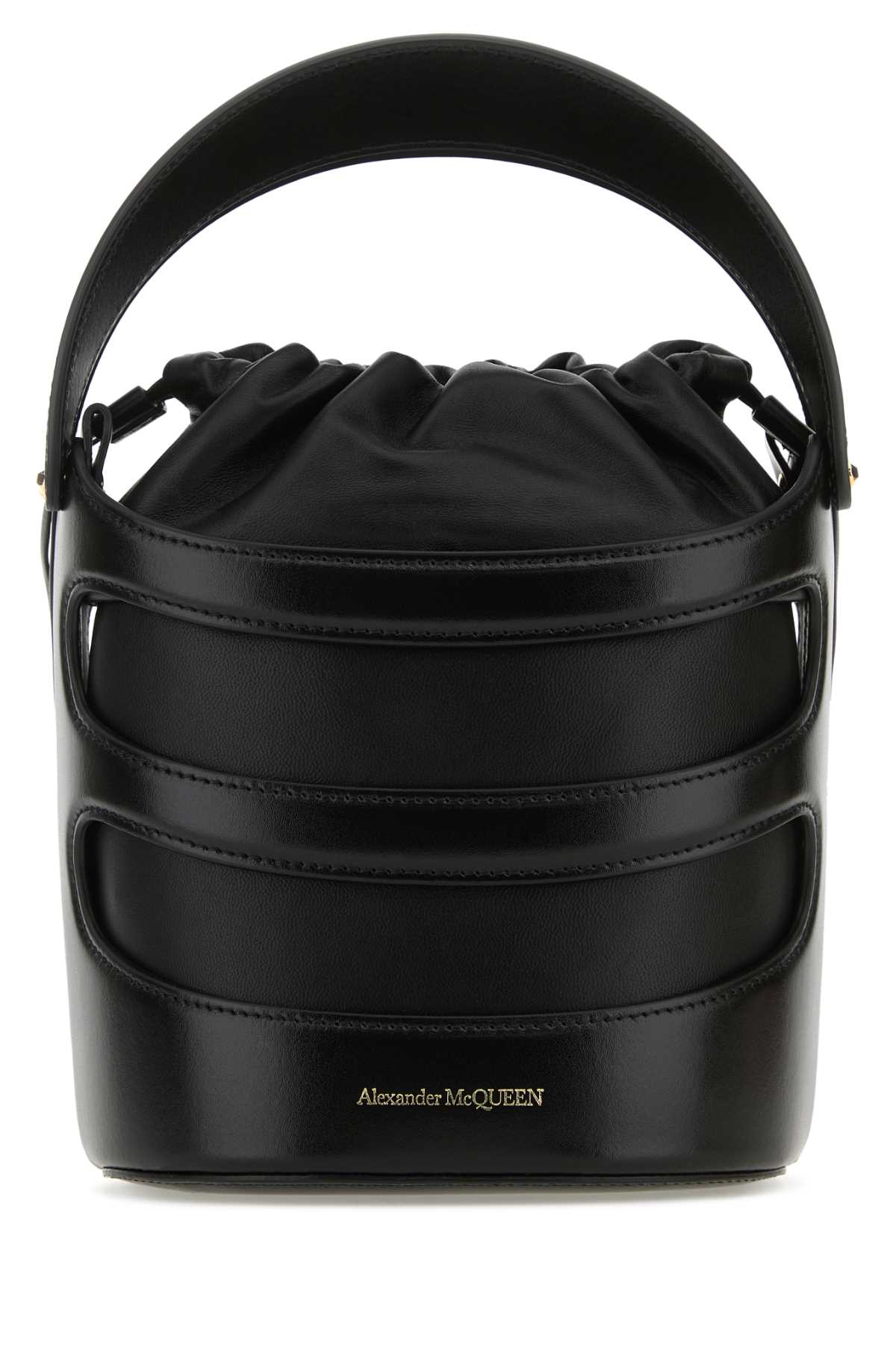 Alexander Mcqueen Bucket Bag — Black