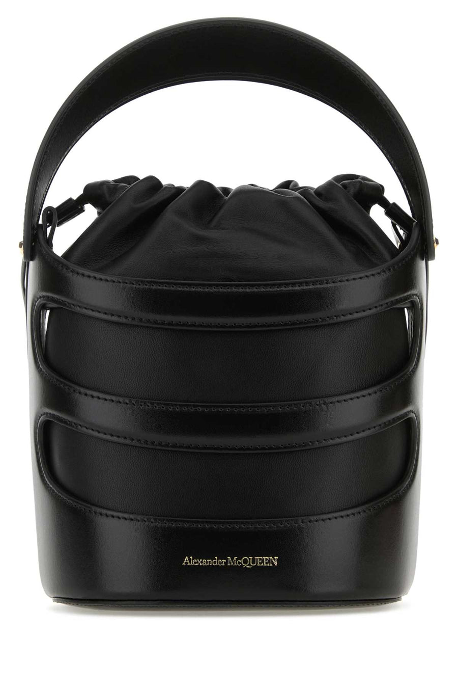 Alexander Mcqueen Bucket Bag — Black
