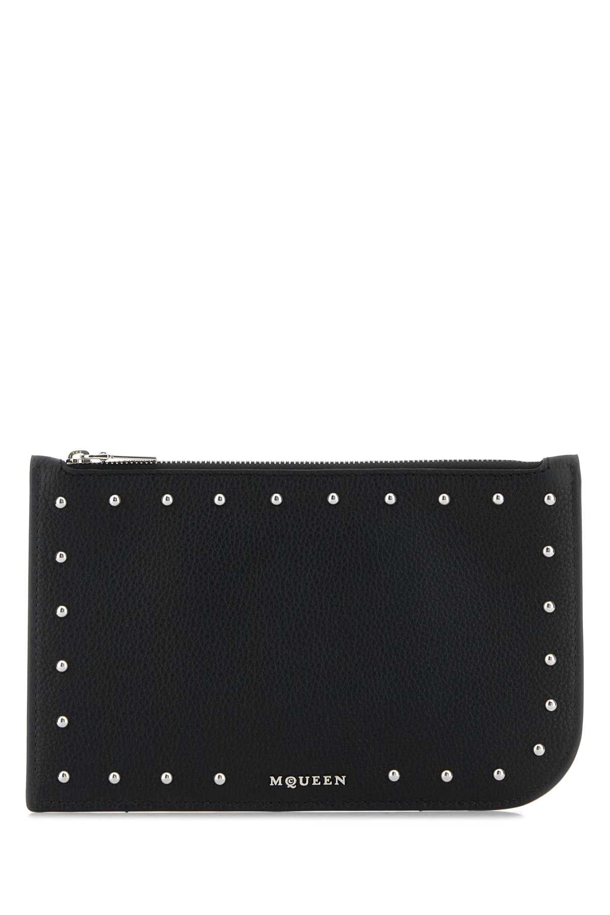 Alexander Mcqueen Pouch Wallet — Black