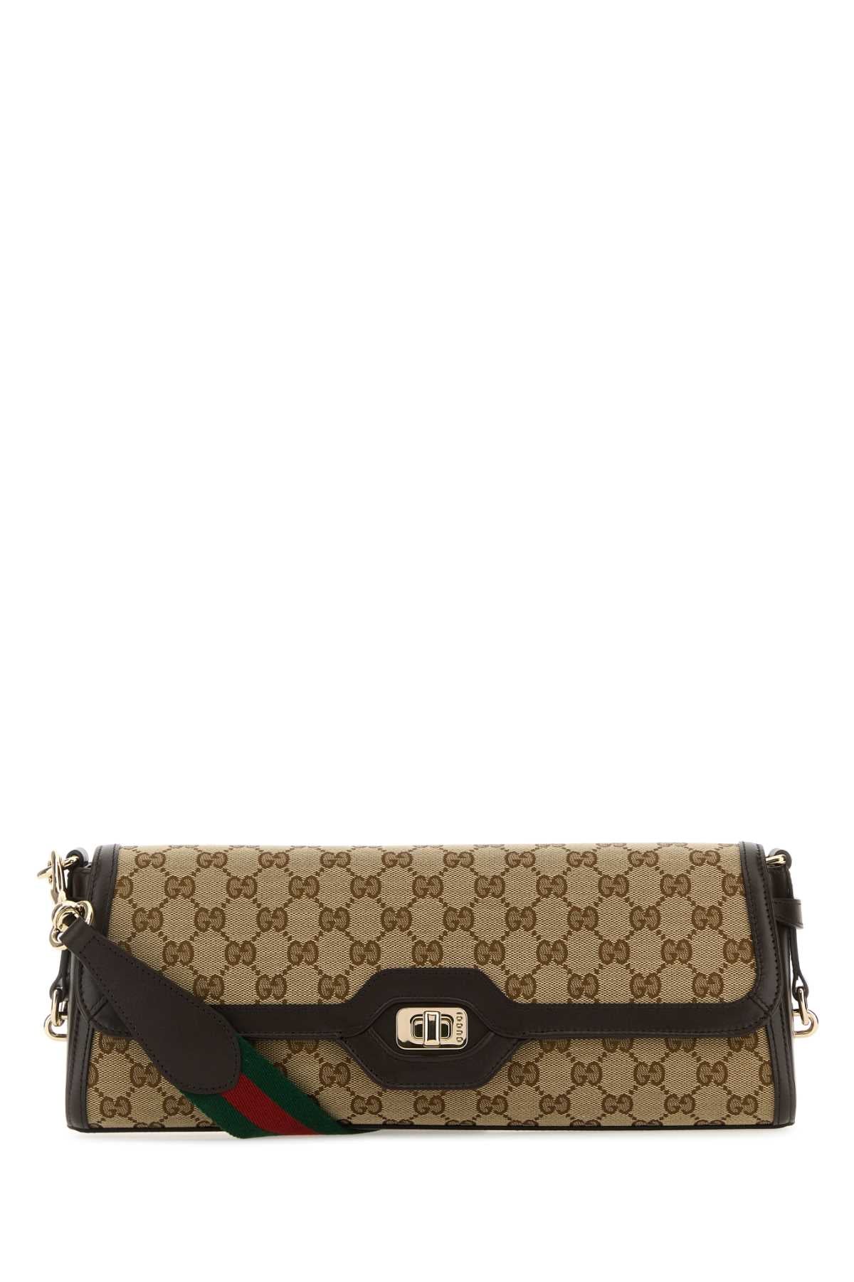 Gucci Luce Shoulder Bag — Beige
