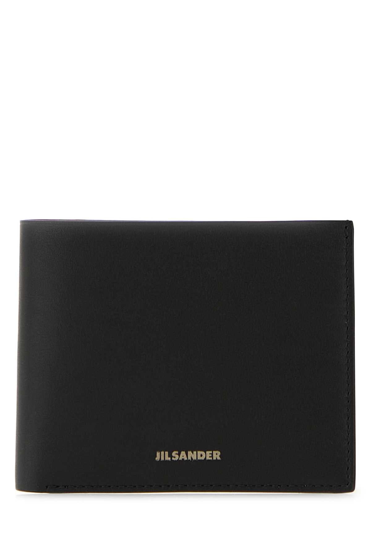 Jil Sander Pocket Wallet — Black Exterior: Calf