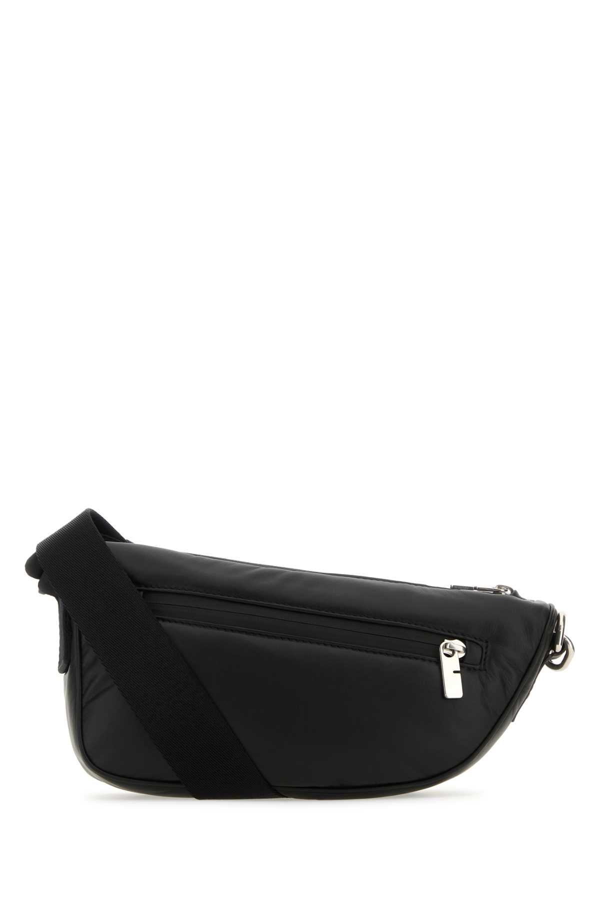 Burberry Shield Crossbody Bag — Black
