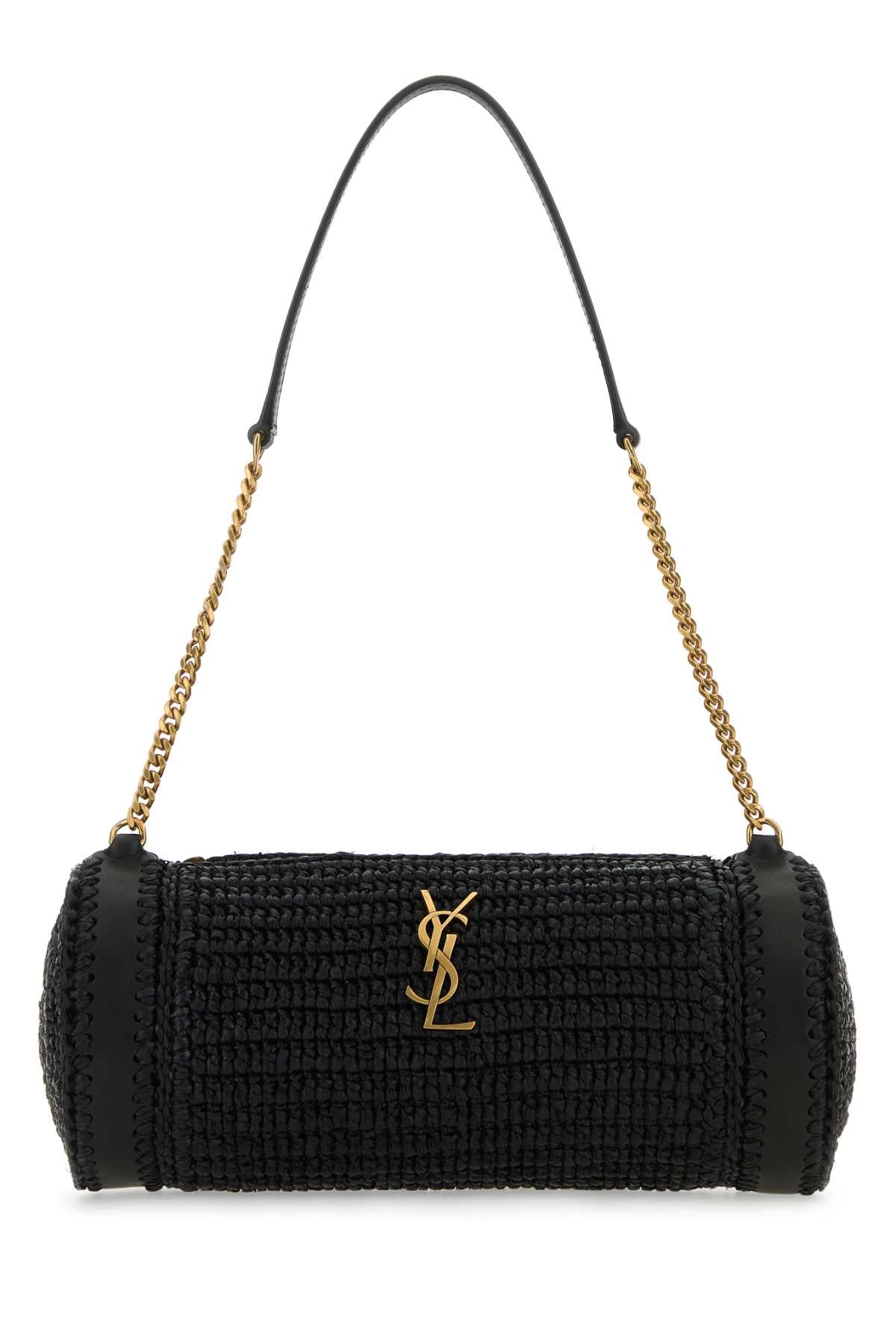 Saint Laurent Cassandre Shoulder Bag — Black