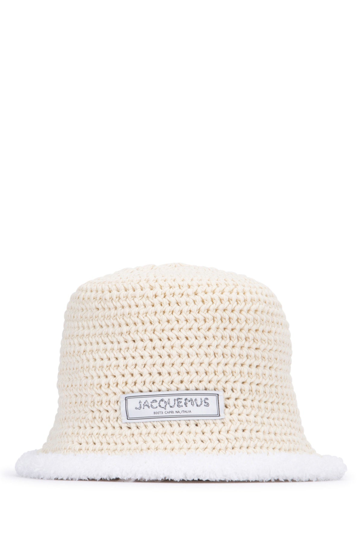 Jacquemus Le Bucket Hat — White Principal:coton