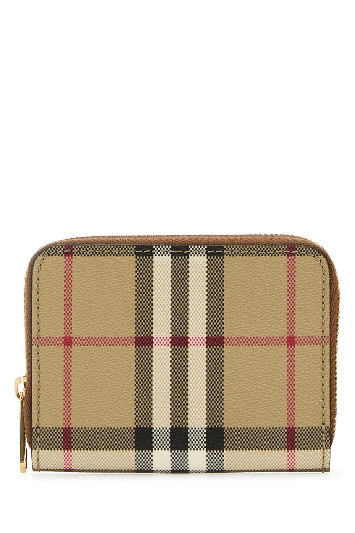 Burberry Around Wallet — Beige