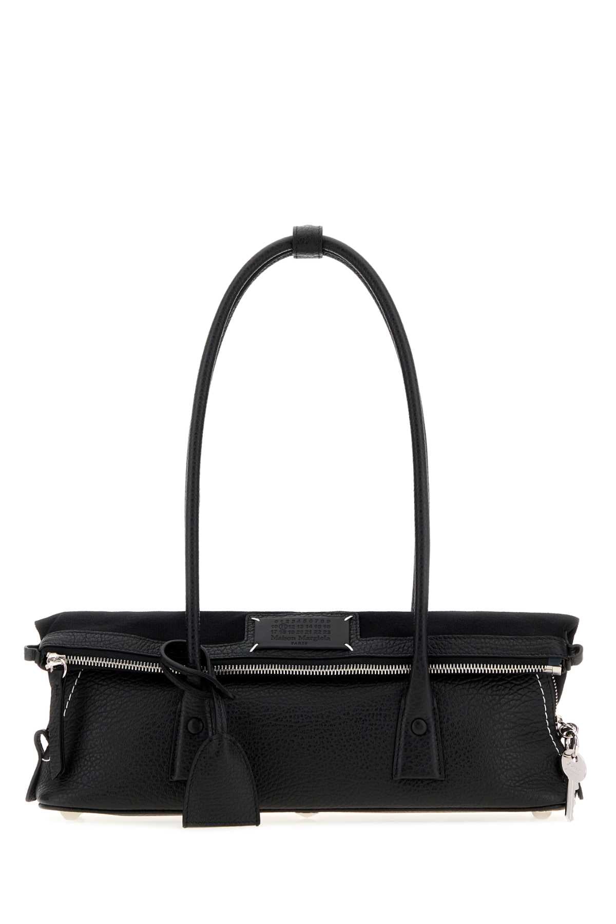 Maison Margiela Leather Shoulder Bag — Black