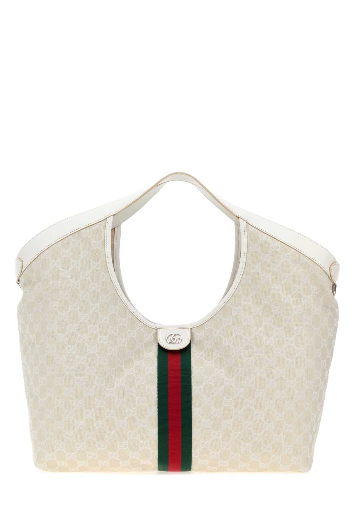 Gucci Ophidia Shoulder Bag — Beige