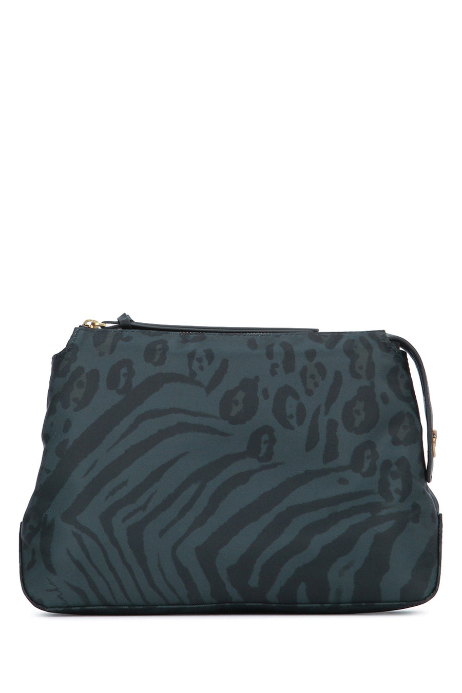 Pinko Case Clutch — Teal Nylon
