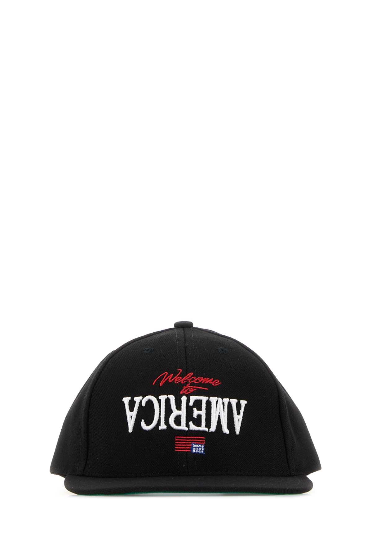 Willy Chavarria Welcome Baseball Cap — Black Exterior: Polyester Caps