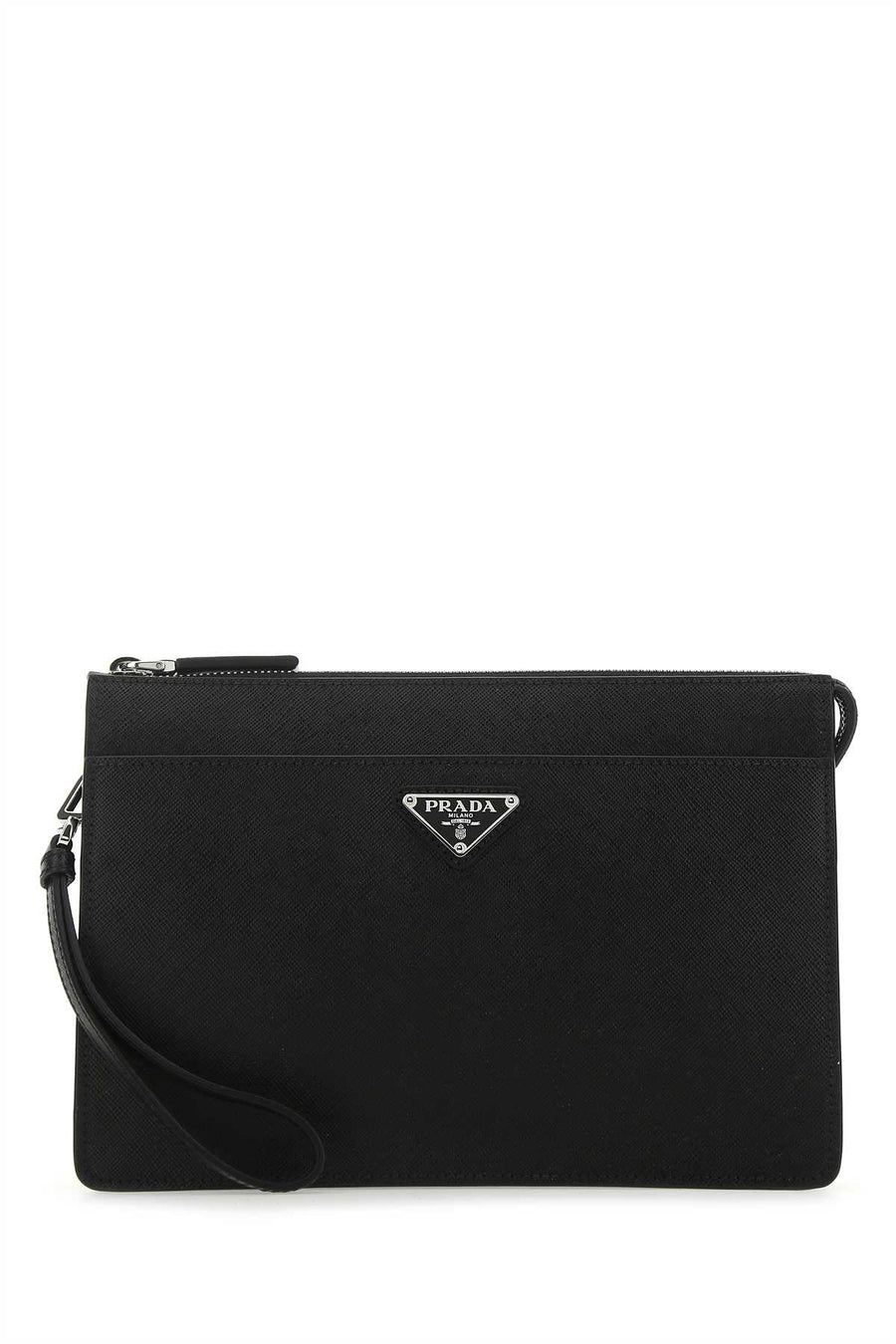 Prada Saffiano Leather Wallet — Black Vitello