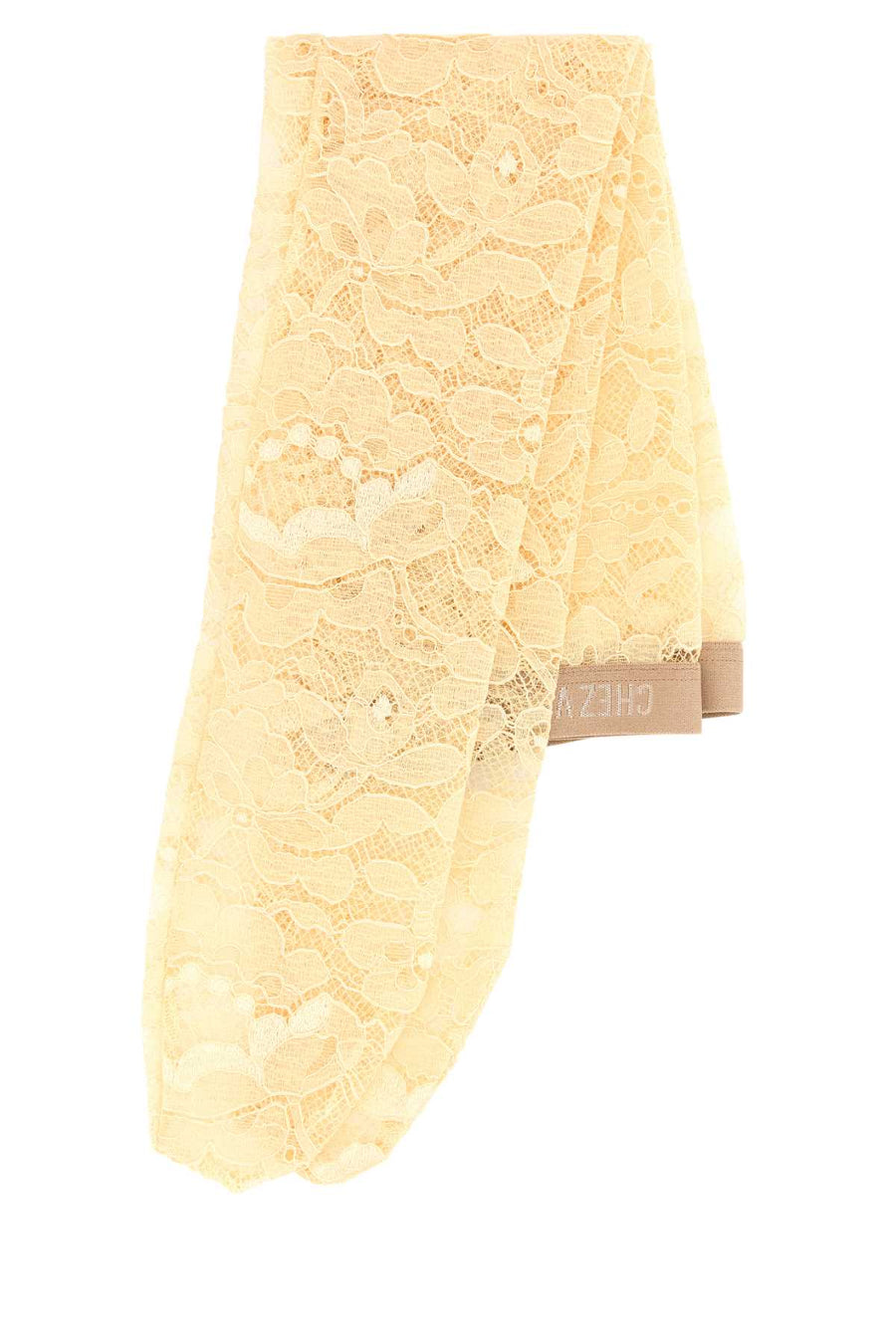 Valentino Garavani Pizzo Socks — Beige Glove