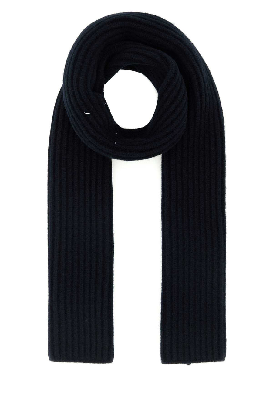 Maison Margiela Virgin Wool Scarf — Navy Exterior: Scarfs