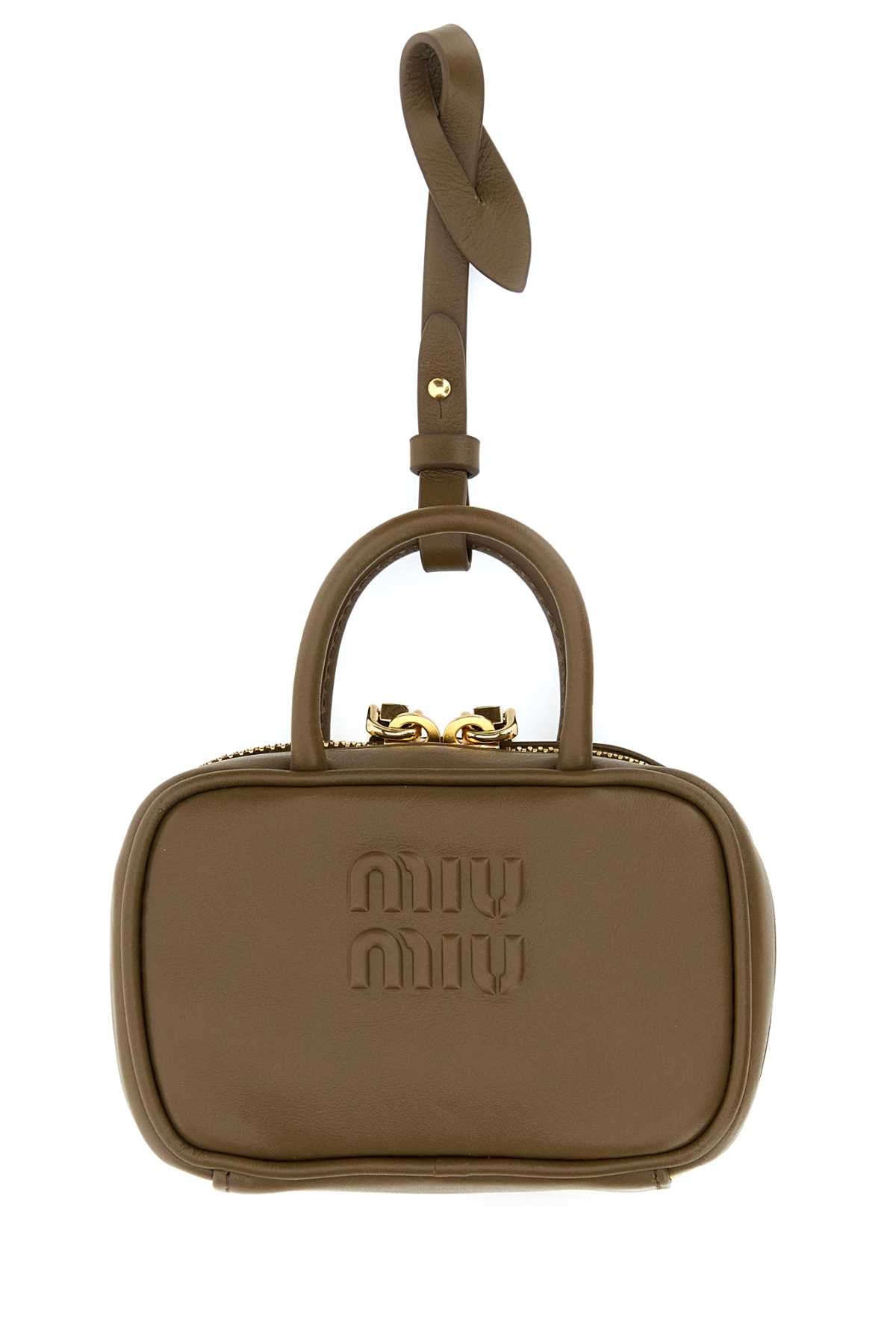 Miu Miu Aventure Wallet — Beige Vitello