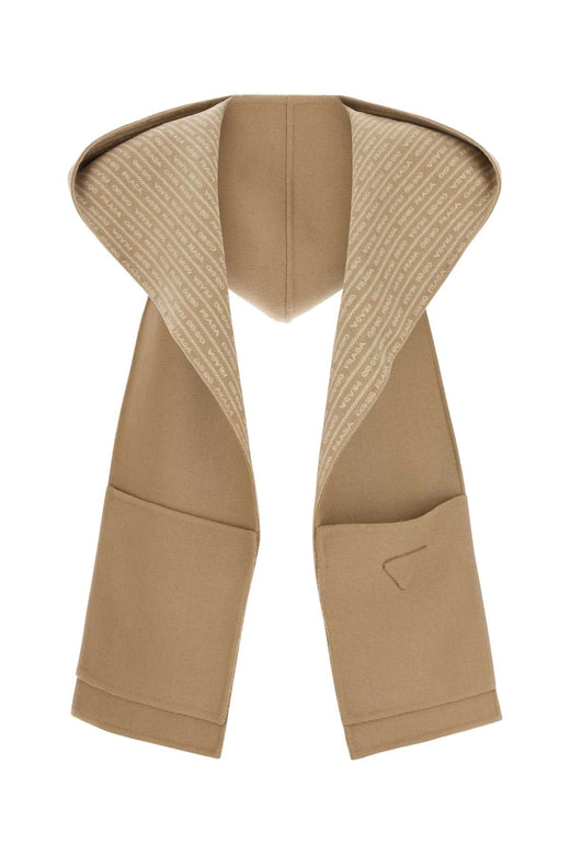 Prada Wool Scarf — Beige Exterior: Scarfs