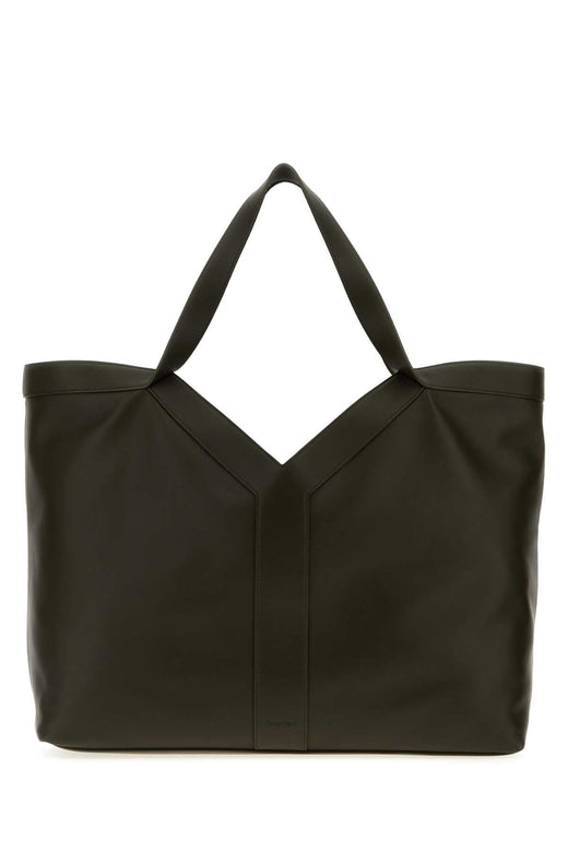 Saint Laurent Bv Shoulder Bag — Brown Exterior: Calf Lining: Suede