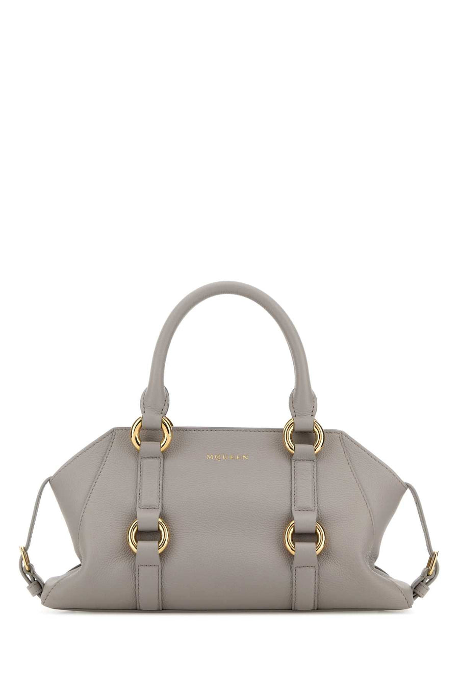 Alexander Mcqueen Farringdon Shoulder Bag — Gray