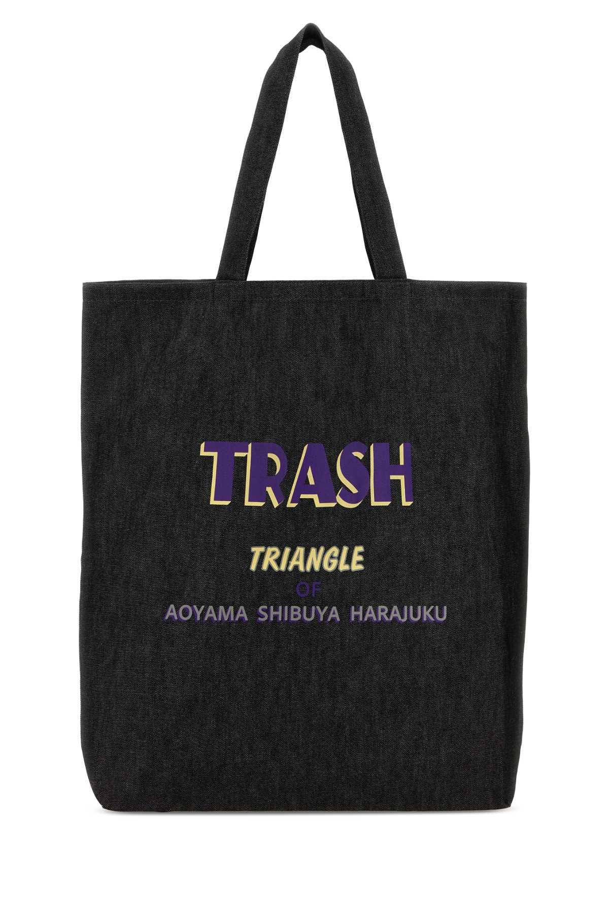 Needles Tote Bag — Black Exterior: Fabric
