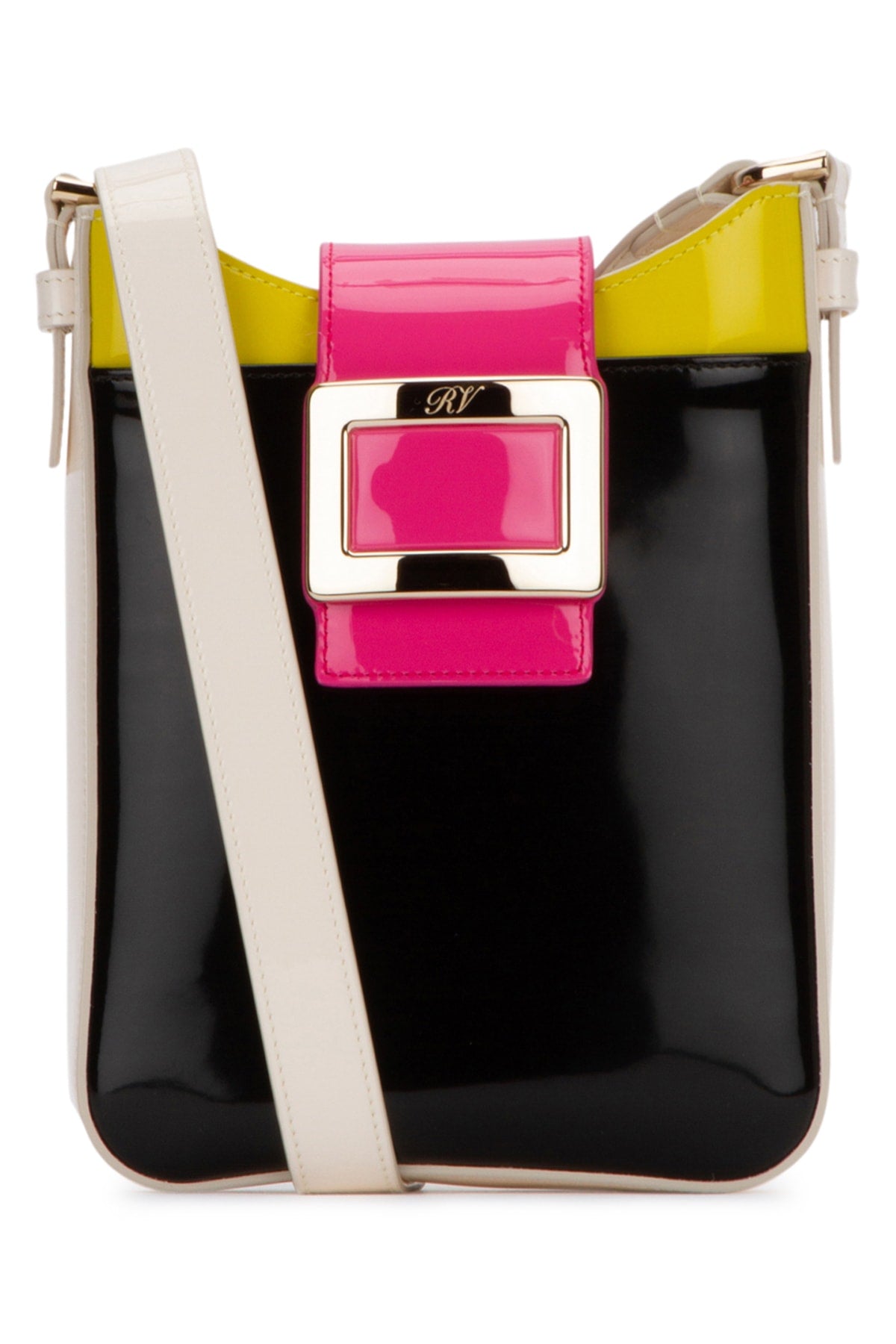 Roger Vivier Crossbody Bag — Multicolor Patent Leather