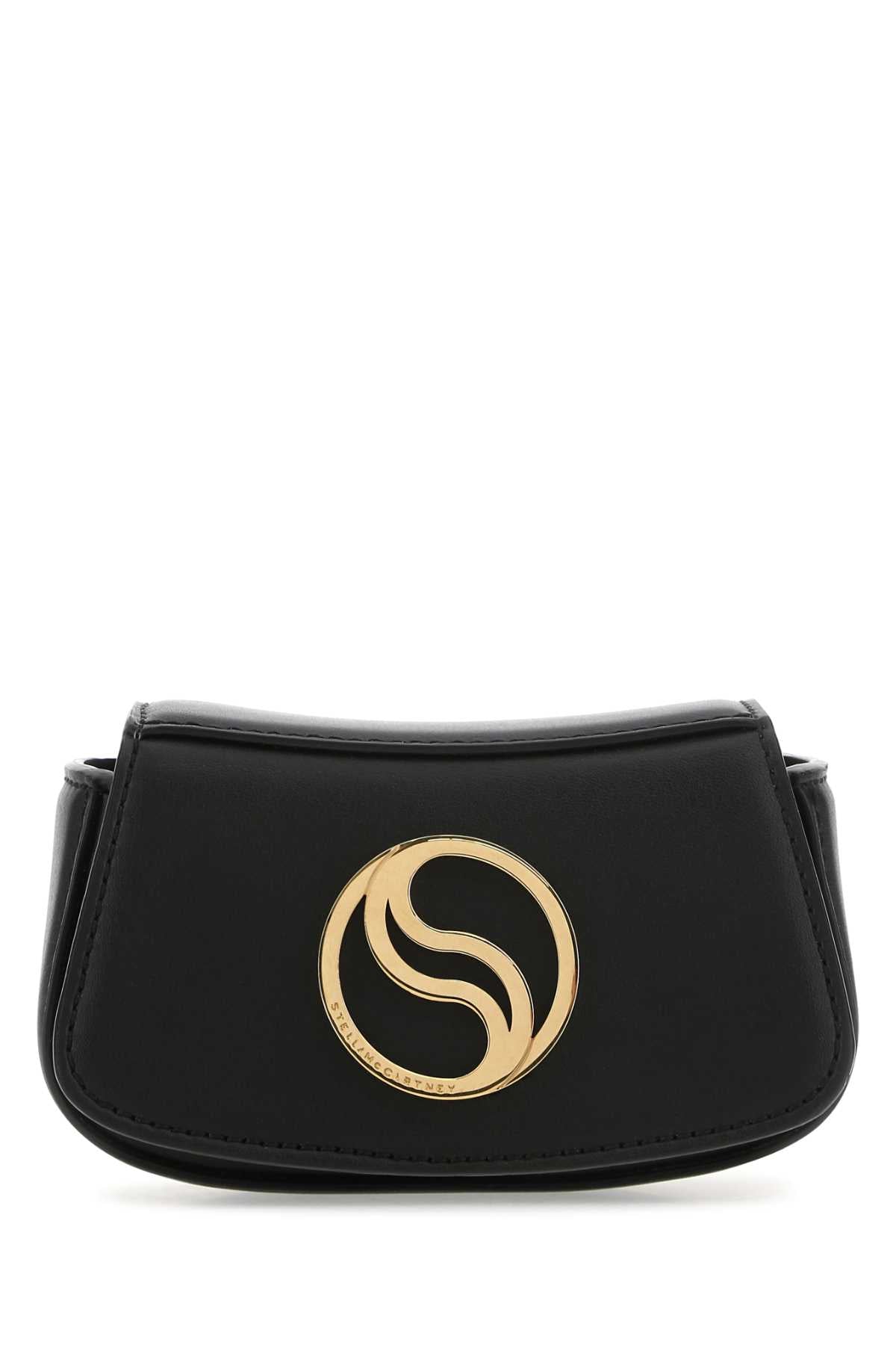 Stella Mccartney Biscuit Shoulder Bag — Black