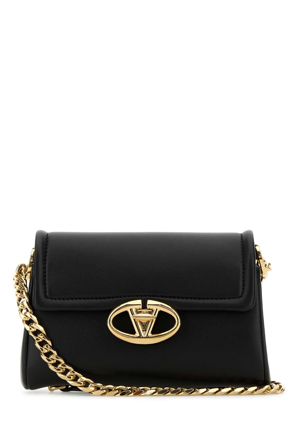 Valentino Garavani Vlogo Shoulder Bag — Black