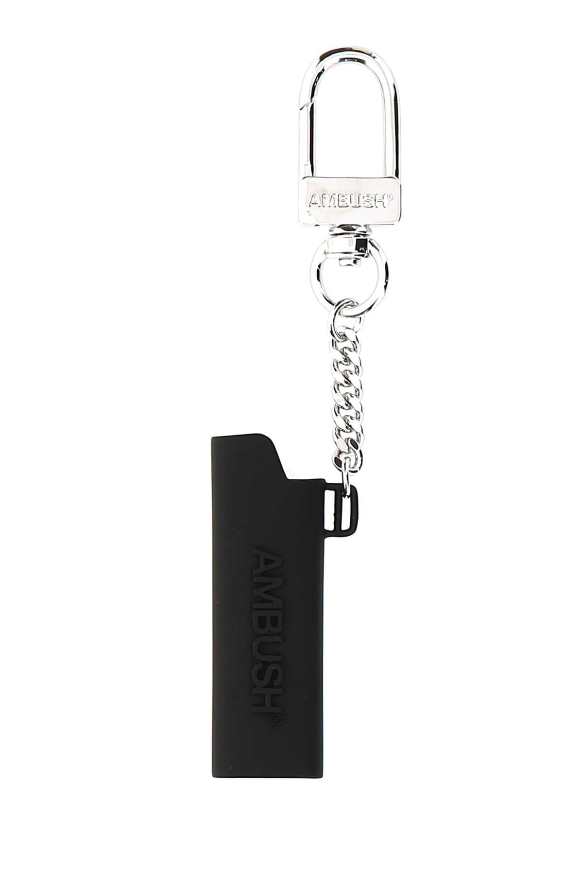 Ambush Metal Lighter Holder Key Case — Black Exterior: Brass Keychains