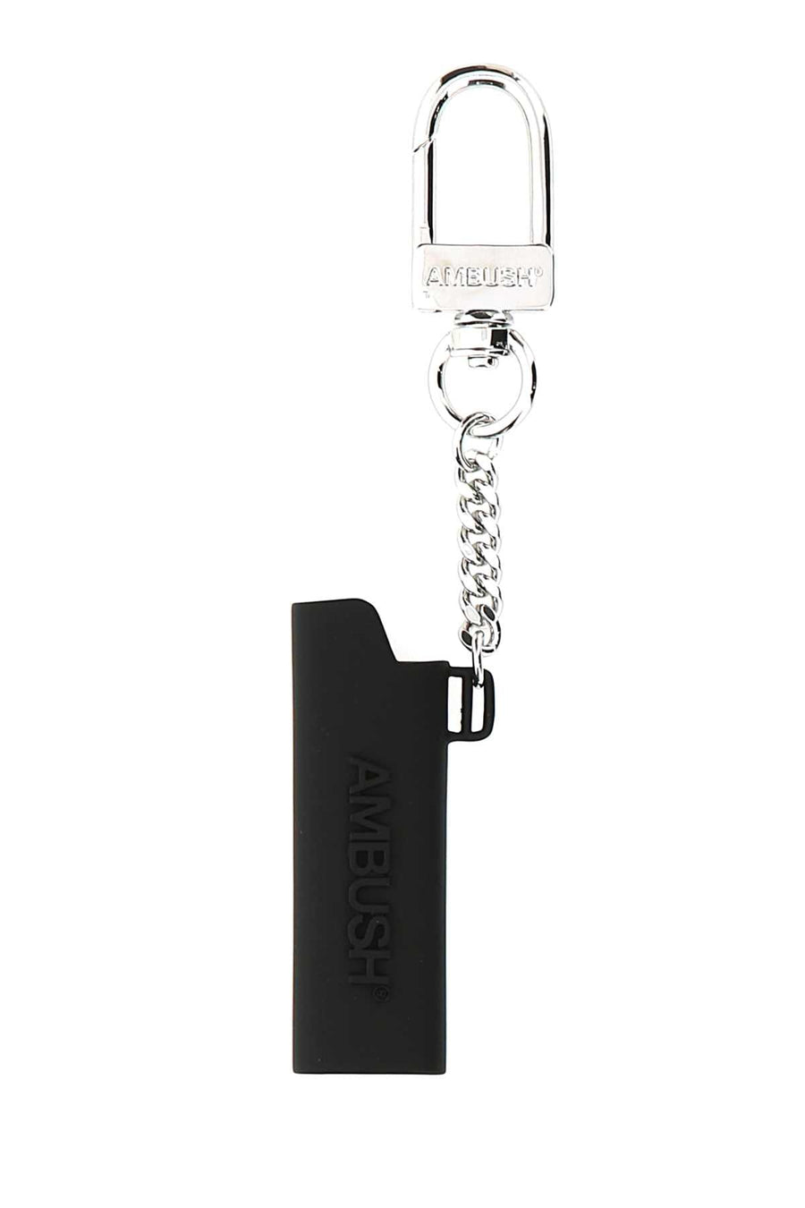 Ambush Metal Lighter Holder Key Case — Black Exterior: Brass Keychains