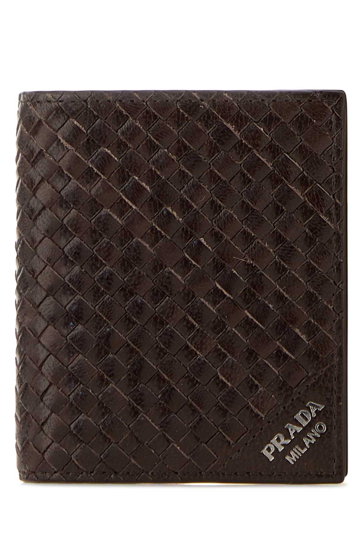 Prada Minuteria Wallet — Brown Exterior: Leather
