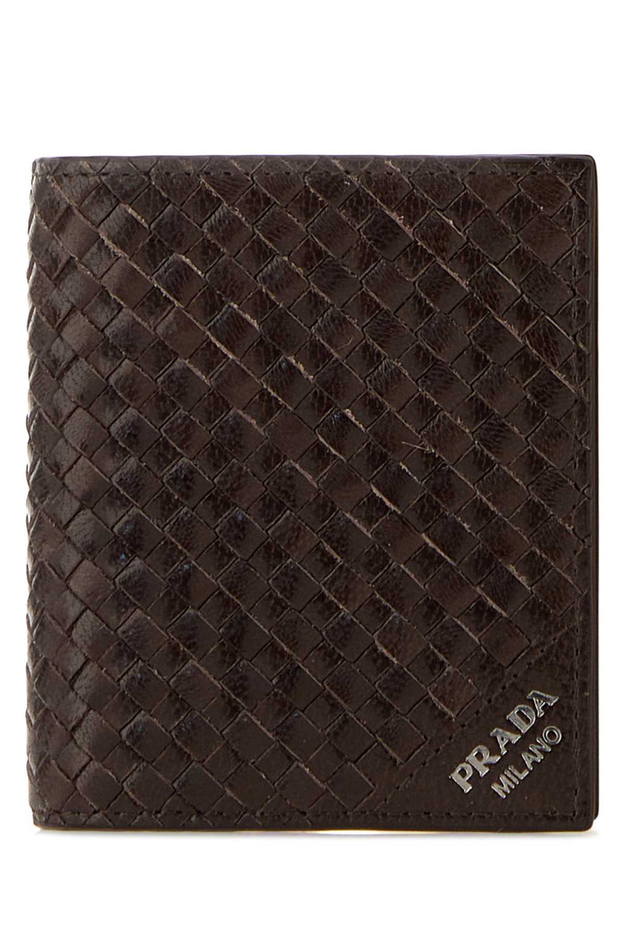 Prada Minuteria Wallet — Brown Exterior: Leather