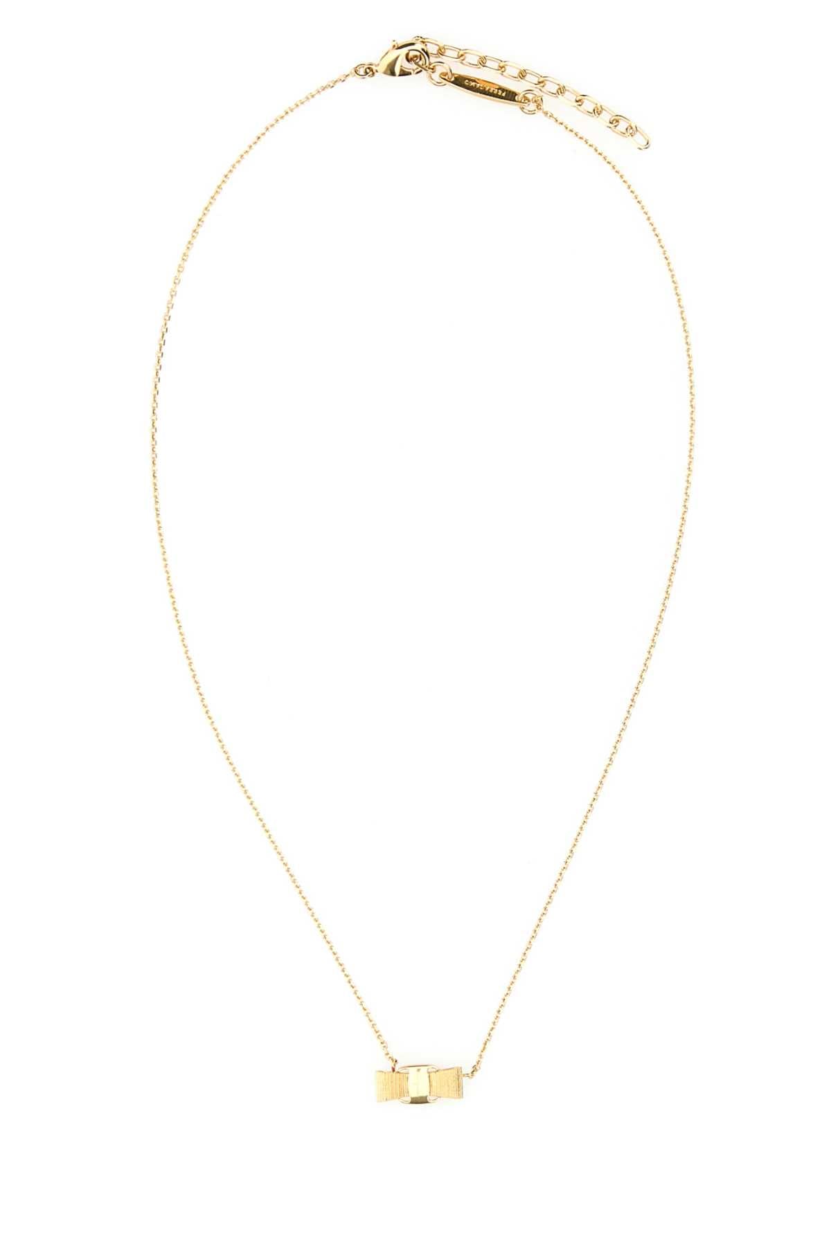 Ferragamo Fiocco Necklace — Gold Necklaces