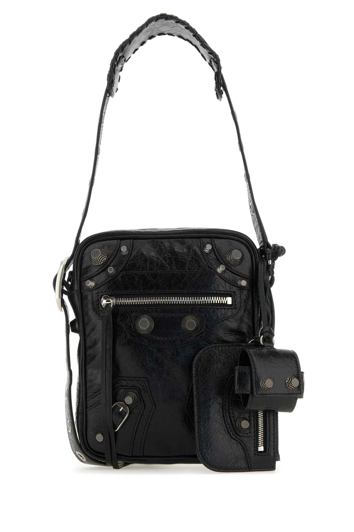 Balenciaga Le Cagole Crossbody Bag — Black P Domesticated Lamb