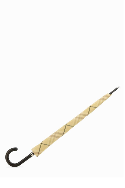 Burberry Walker Check Umbrella — Beige Scarfs