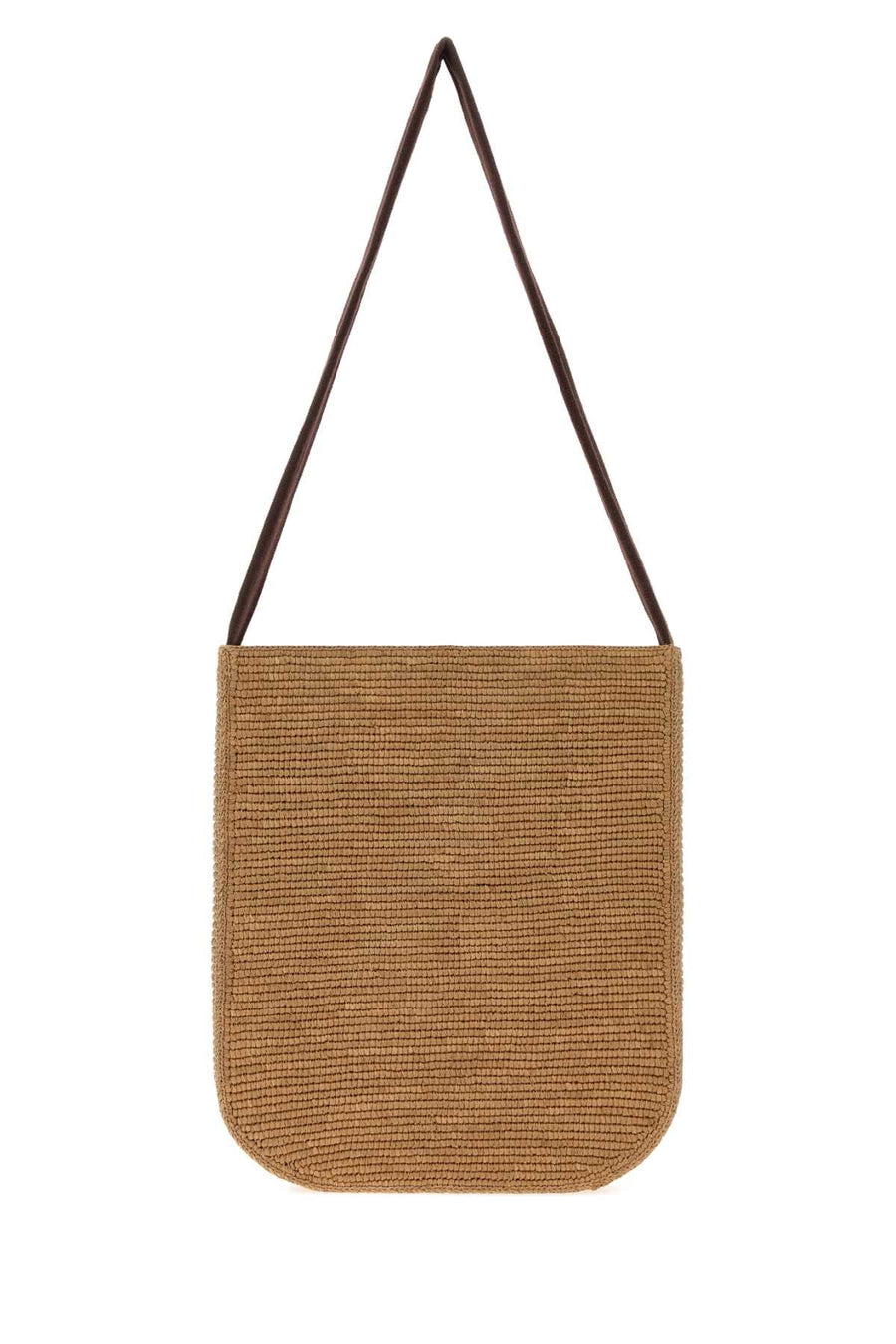 The Row Lori Shoulder Bag — Beige Exterior: Raffia