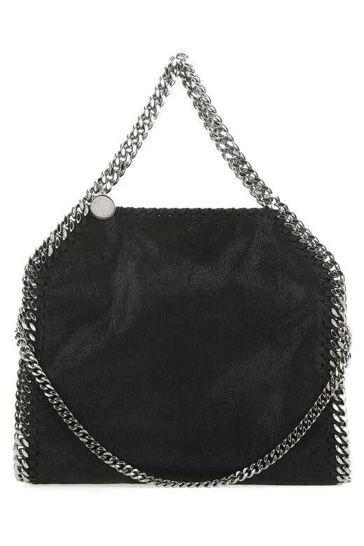 Stella Mccartney Falabella Top Handle Bag — Black Polyester