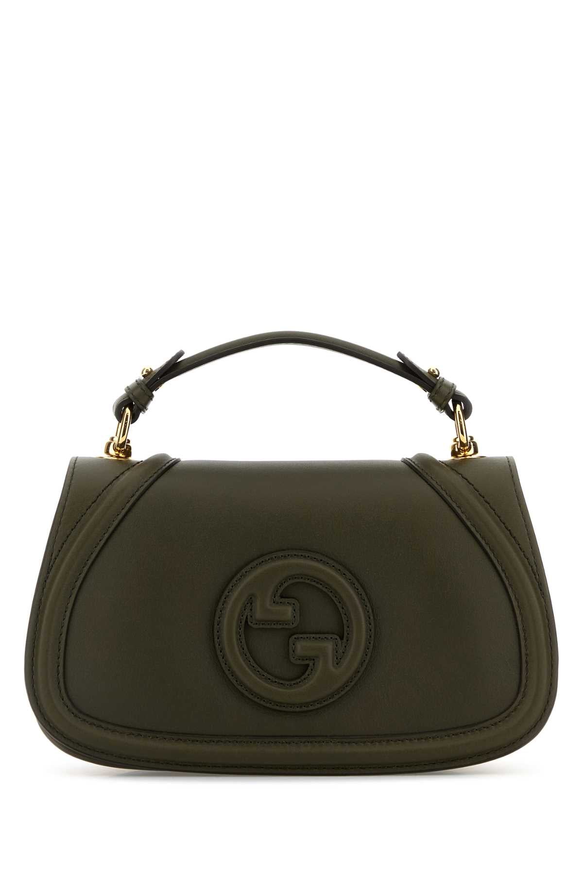 Gucci Blondie Top Handle Bag — Green Calf Skin