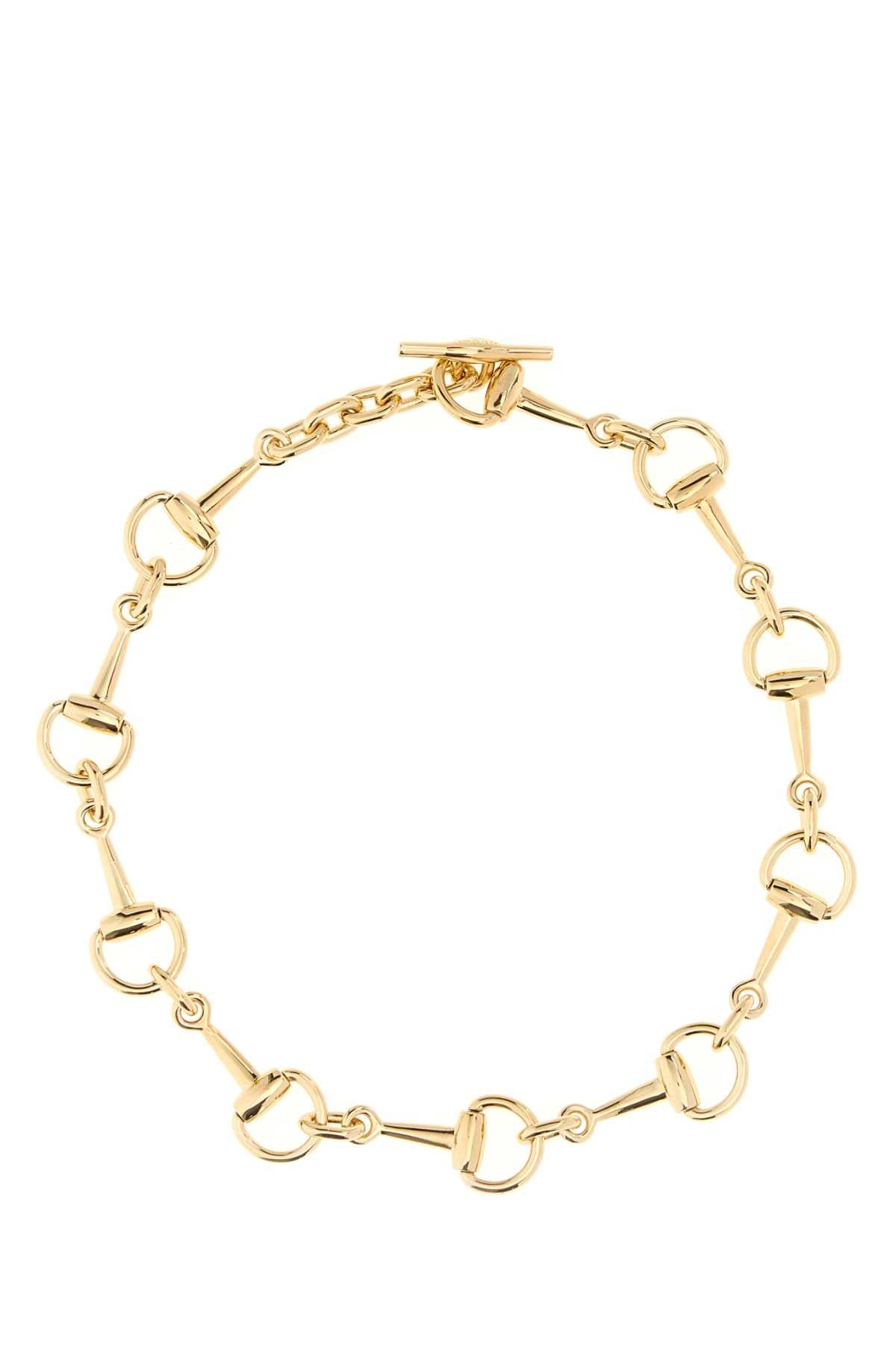 Gucci Horsebit Chain Necklace — Gold Necklaces