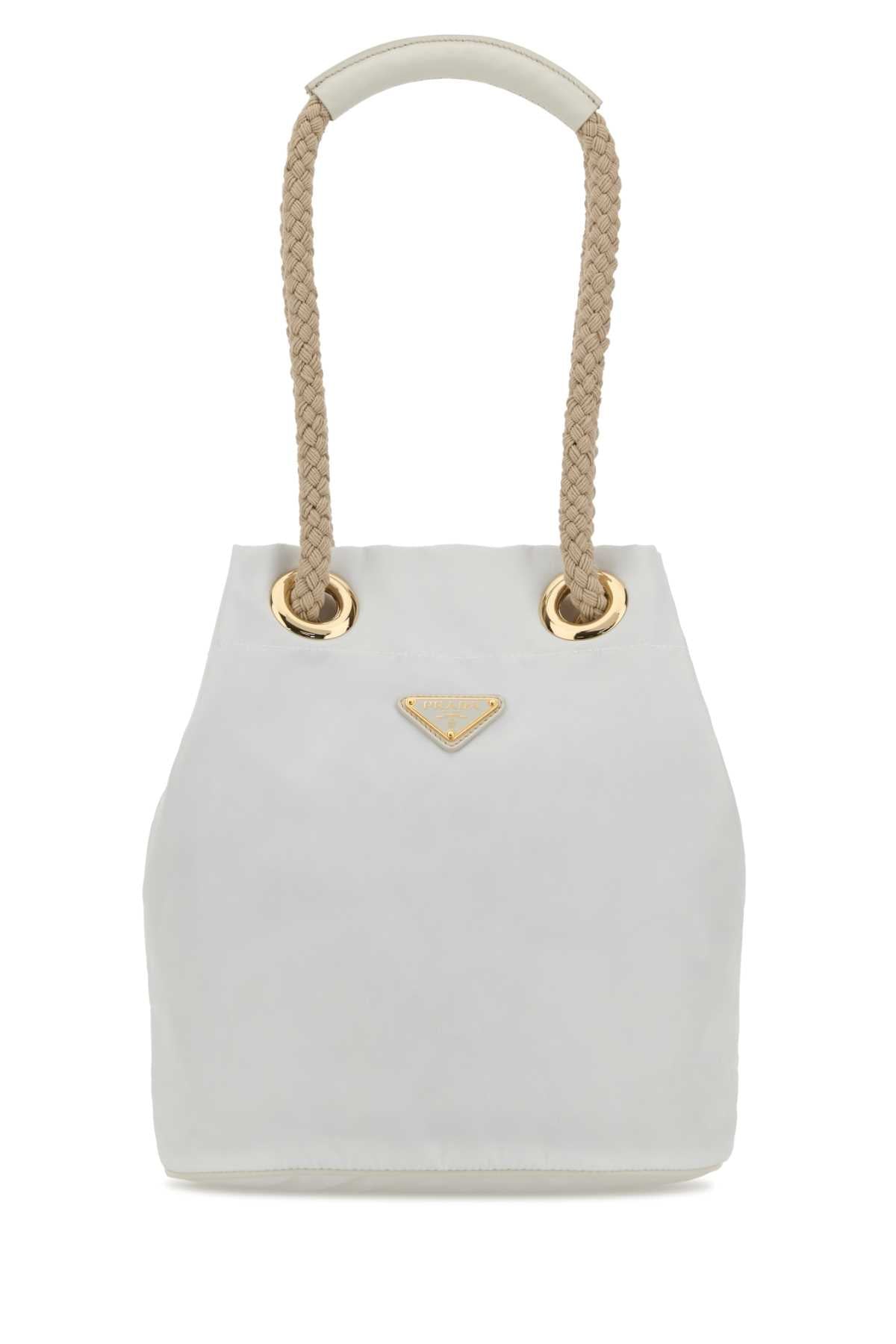 Prada Bucket Bag — White