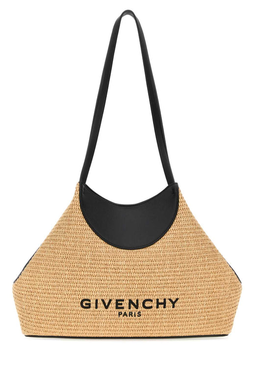 Givenchy Facet Shoulder Bag — Beige
