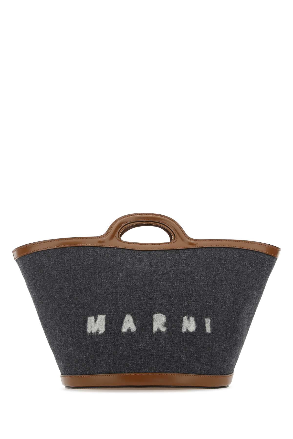 Marni Tropicalia Tote Bag — Gray