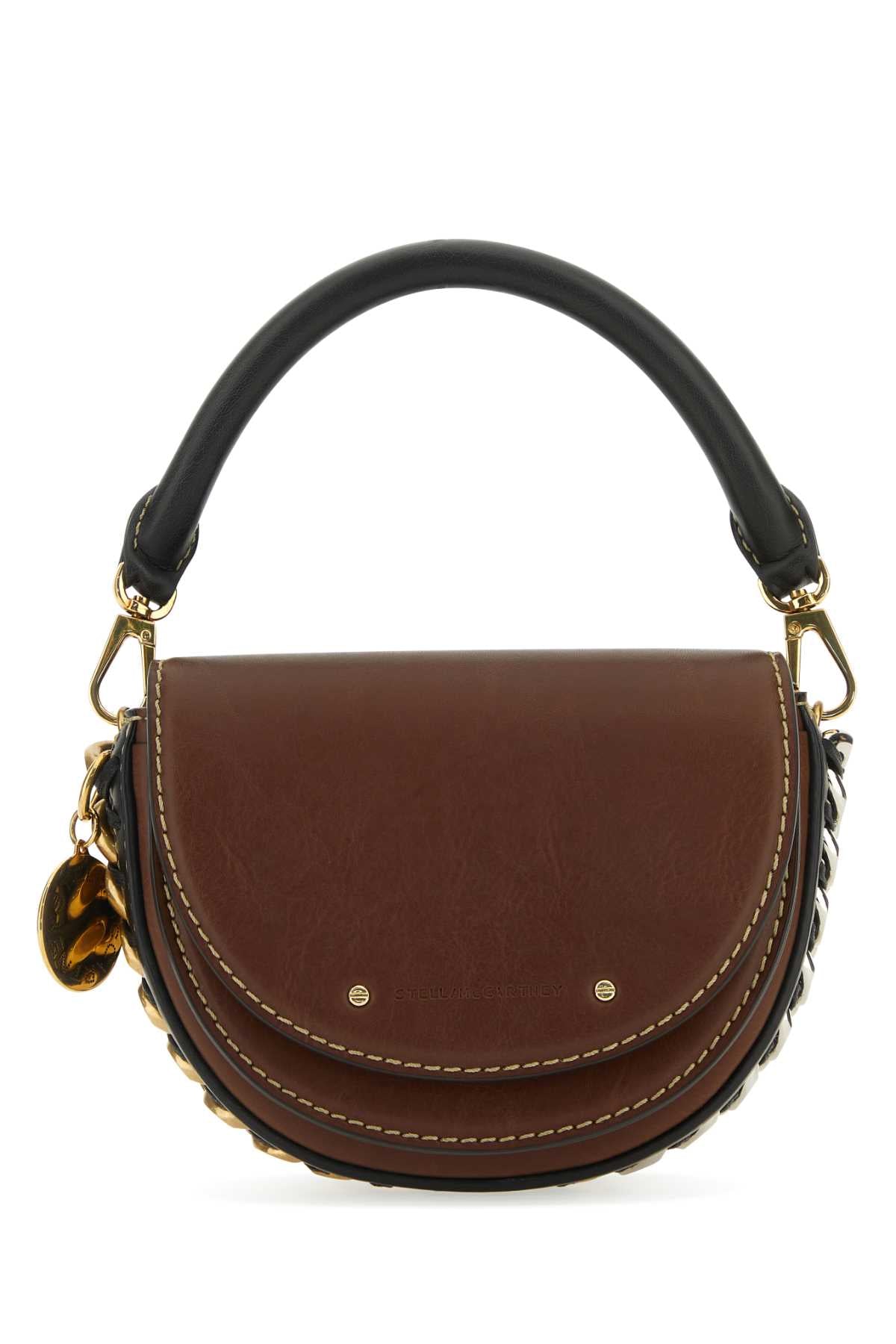 Stella Mccartney Frayme Shoulder Bag — Brown
