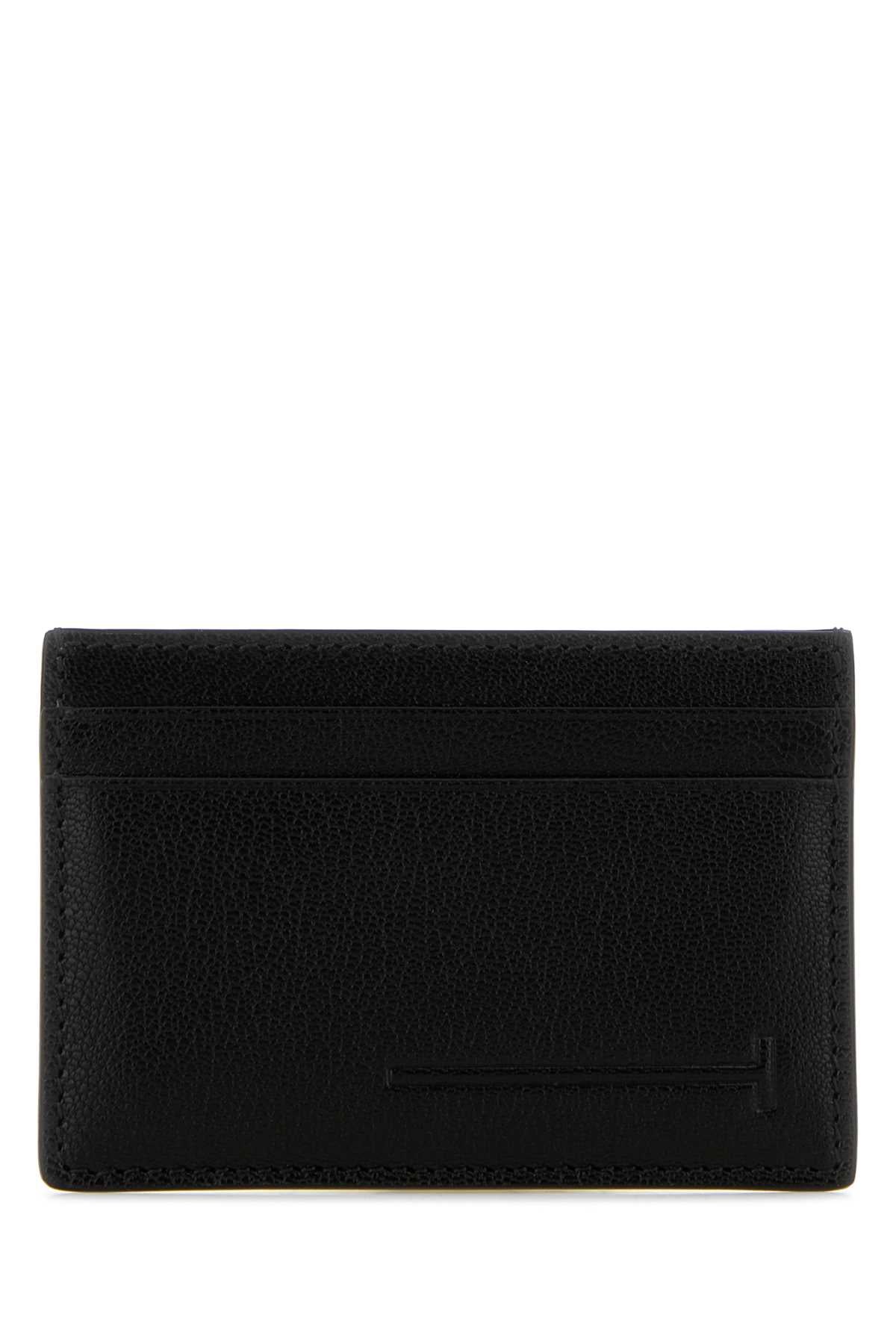 Tom Ford Grain Card Case — Black Cases